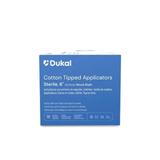 Dukal Cotton Tip Sterile Applicator 6" 100 Ct, image {3}