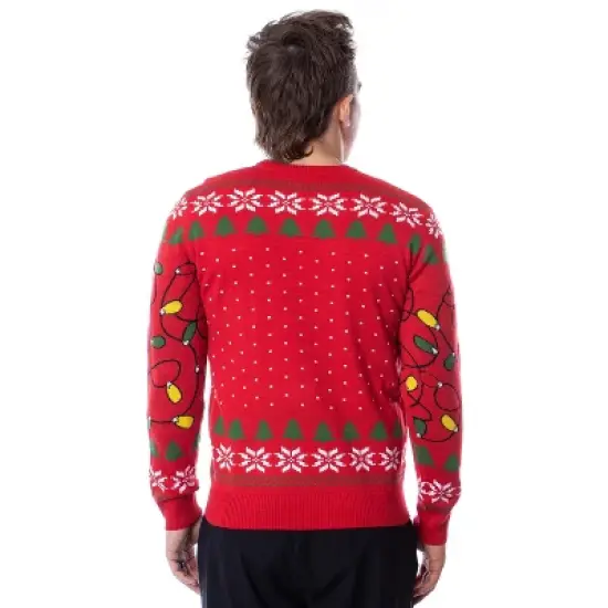 Looney Tunes Bugs Bunny That's All Folks Pullover Ugly Christmas Sweater image {3}