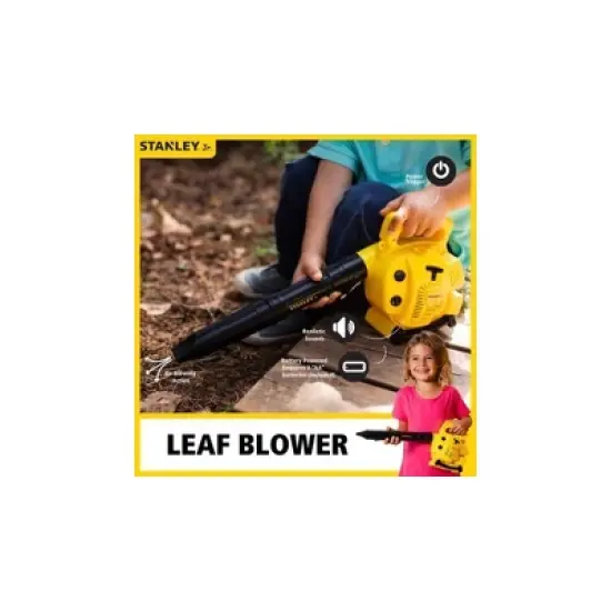 STANLEY Jr. RP007-SY Battery Powered Leaf Blower Toy with 3 Batteries (AA) image {3}