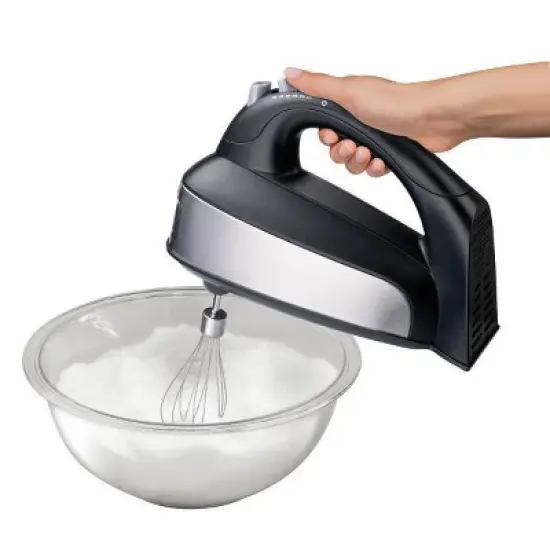 Hamilton Beach 4qt Hand/Stand Mixer 64640: 6-Speed Kitchen Mixer, Stainless Steel Bowl, Dishwasher-Safe Parts, 290W image {1}