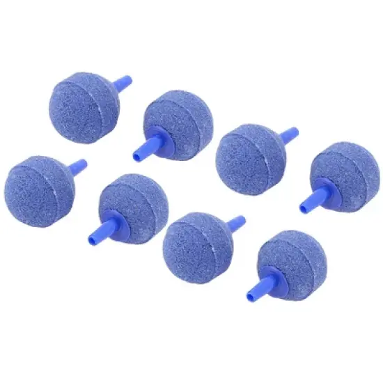 Unique Bargains Aquarium Fish Tank Round Air Bubble Stones Diffusers Aerator 1.2" Dia 8 Pcs image {2}