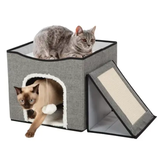 Etna Products Foldaway Cat Condo & Play Center image {3}