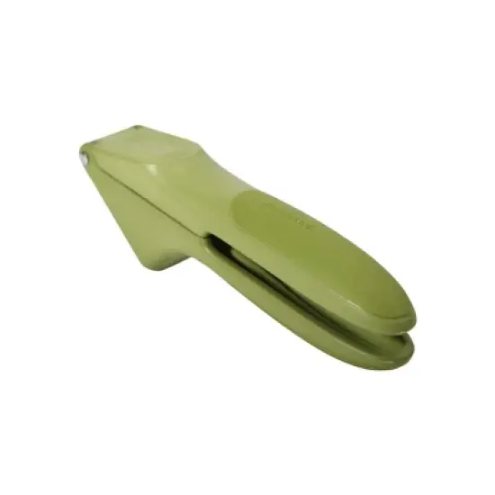 GoodCook Ready Garlic Press: Mincer & Crusher, Dishwasher-Safe, Green image {1}