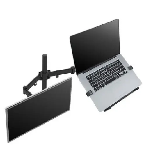 Monoprice Laptop Holder Attachment for LCD Desk Mounts�- Black Ideal For Work, Home, Office Laptops - Workstream Collection image {5}