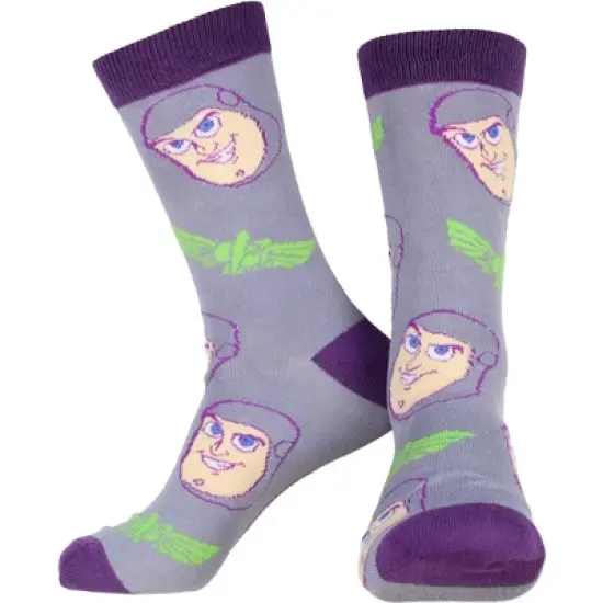 Disney Toy Story Multi-Character Adult 7-Pack Crew Socks Multicoloured image {2}