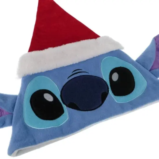Disney Lilo and Stitch 16" Christmas Santa Hat image {1}