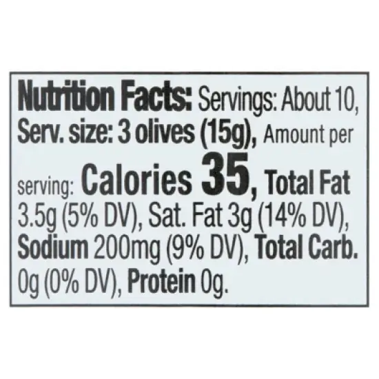 DeLallo Pitted Castelvetrano Green Olives, 5.3 oz Jar, (6 Pack) image {6}