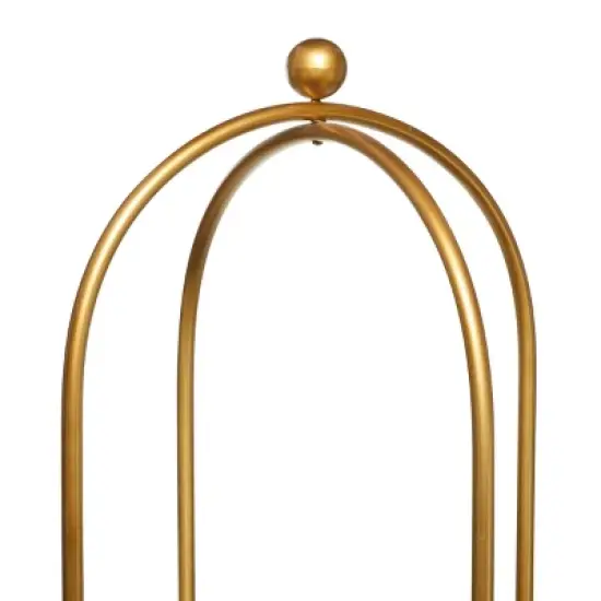Glam Metal Shelving Gold - Olivia & May image {3}