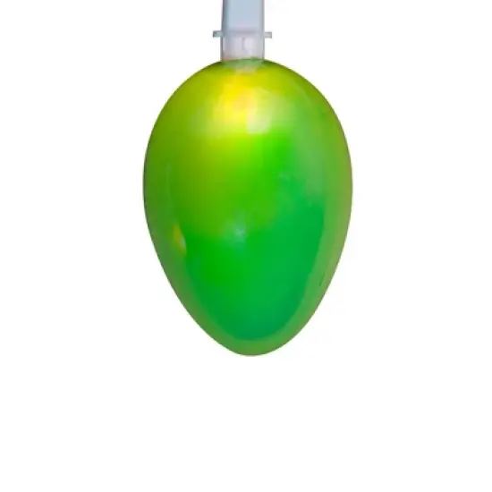 Northlight 10-Count Pearl Multi-Colored Easter Egg String Light Set, 7.25ft White Wire image {5}