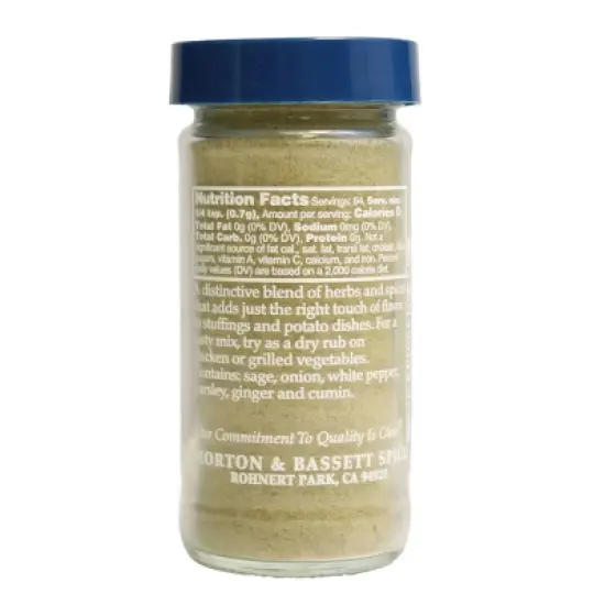 Morton & Bassett Spices Poultry Seasoning Blend - 2.1oz image {1}