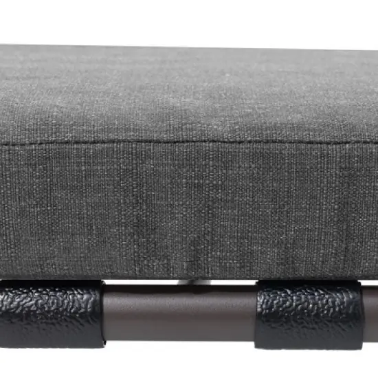 Crestlive Products Chaise Lounge Chair Outdoor with Cushion & Pillow Adjustable 5 Position Pool Recliner image {9}