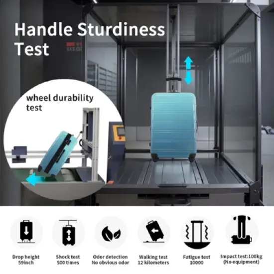 Aukfa 3-Piece Gradient Color Lightweight Hard Shell Expandable Luggage Set with TSA Lock, Available Sizes 20" 24" 28", Multi-Color image {9}