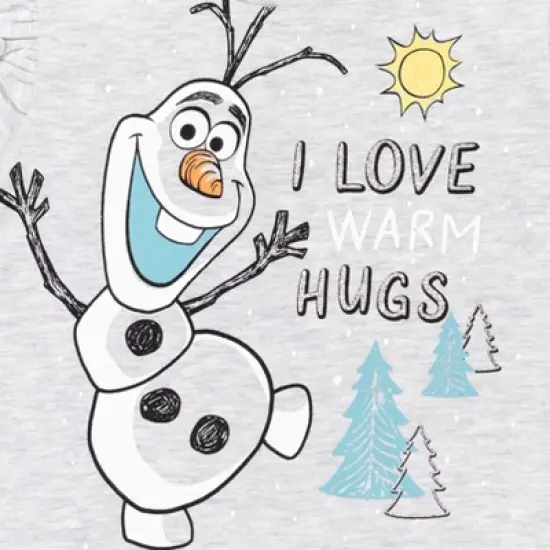 Disney Frozen Princess Anna Elsa Girls 3 Pack T-Shirts Toddler image {7}