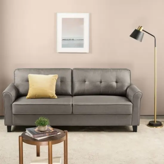 78.7" Sayan Sofa Sand Gray - Zinus image {6}