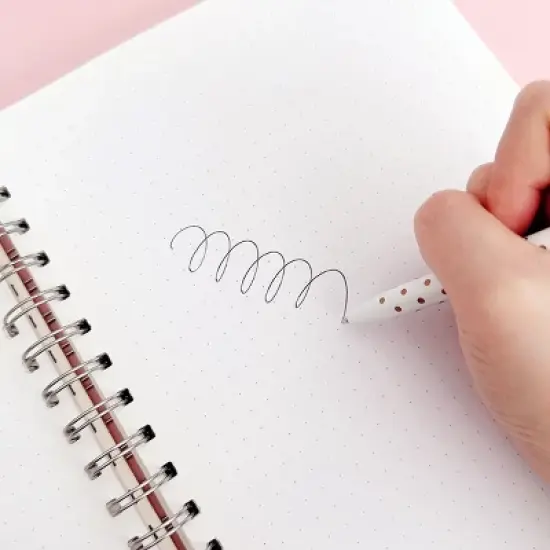 Wrapables Novelty Pineapple Ballpoint Pens with Refills, 1.0mm Medium Point, Black Ink, Set of 6 Pens + 6 Refills image {6}