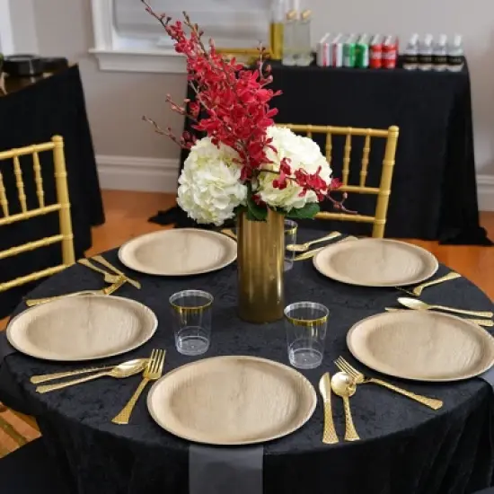 Smarty Had A Party 12" Palm Leaf Eco Friendly Platters - 100 pcs image {7}
