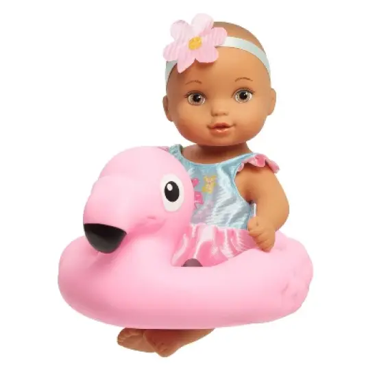 Waterbabies Bathtime Fun 9" Baby Doll - Light Brown Eyes image {1}