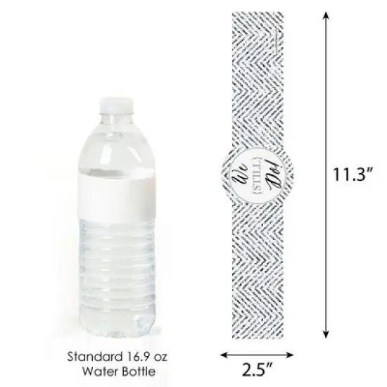 Big Dot of Happiness We Still Do - Wedding Anniversary - DIY Party Supplies - Wedding Anniversary Party DIY Wrapper Favors & Decorations - Set of 15 image {2}