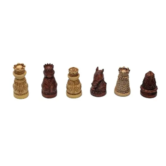 WE Games Fancy Medieval Themed Chess Set - 15 in. image {2}