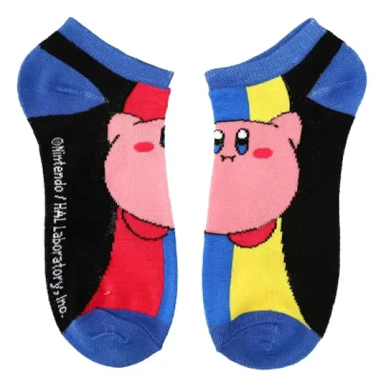 Kirby Character Art 5-Pack Women's Ankle Socks image {4}