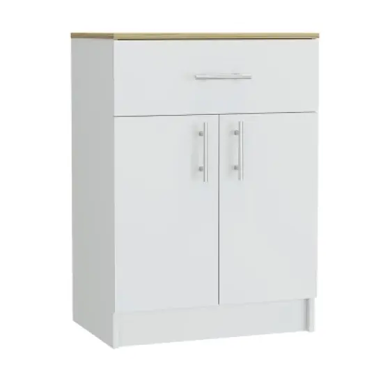 Depot E-Shop Pantry Organizer Cabinet 33" H, One Drawer, Two Interior Shelves, Two Doors image {15}