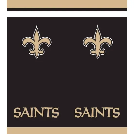 3ct New Orleans Saints Football Reusable Tablecloth image {1}