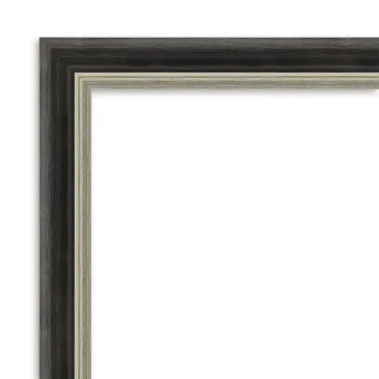 Amanti Art Theo Black Silver Narrow Framed Dry Erase Magnetic Board image {3}