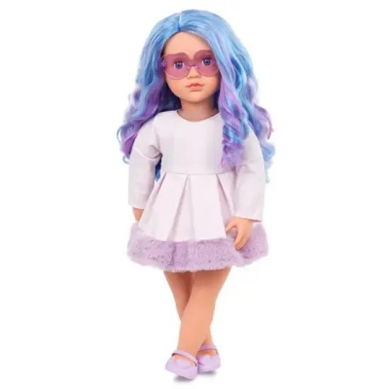 Our Generation Veronika 18" Fashion Doll with Blue/Purple Hair image {1}