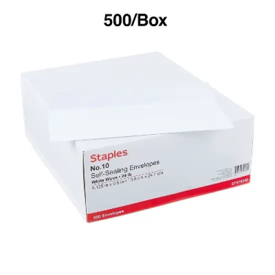 MyOfficeInnovations #10 Self-Sealing Envelopes 500/Box 570240 image {3}