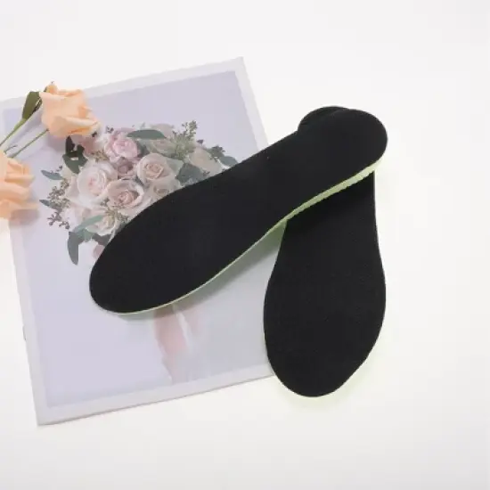 Unique Bargains Height Increase Shoe Inserts Green Black 1 Pair image {5}