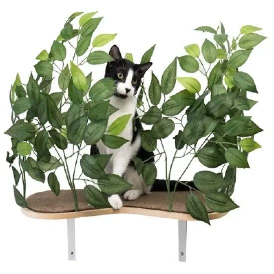 On2Pets Canopy Shelves Cat Beds - White image {5}