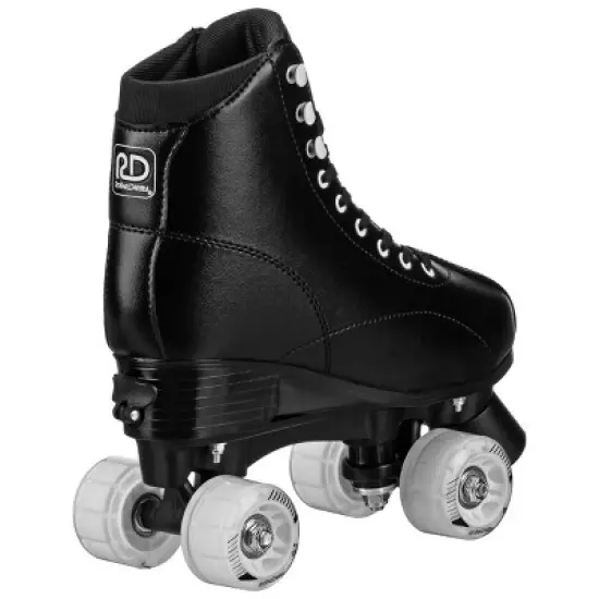 Roller Derby Youth Adjustable Roller Skates - Black 3-6: Lace-Up, Padded Boot Shaft image {1}