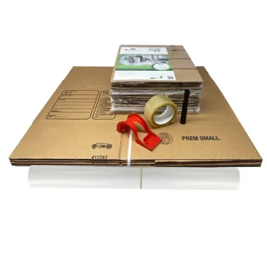 UBMOVE Kitchen Moving Boxes & Supplies Kit #1- (4) Boxes with Dish/Glass Inserts image {3}