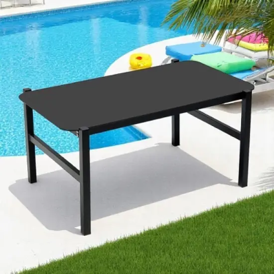 Modular Multi-Person Outdoor Sofa Set with Tempered Glass Table &acirc;&acirc;&sbquo;?Ideal for Garden, Backyard, and Balcony image {1}