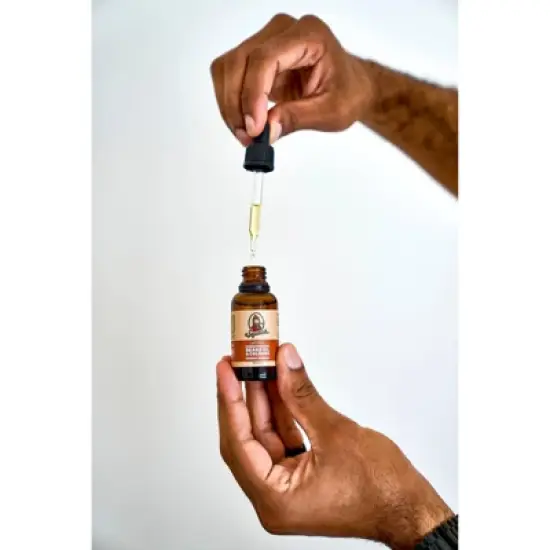 DR. SQUATCH Men's Natural Beard Oil & Cologne - Fireside Bourbon - 1 fl oz image {4}