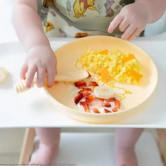 Bumkins 2pc Winnie the Pooh Feeding Set - Light Yellow image {2}