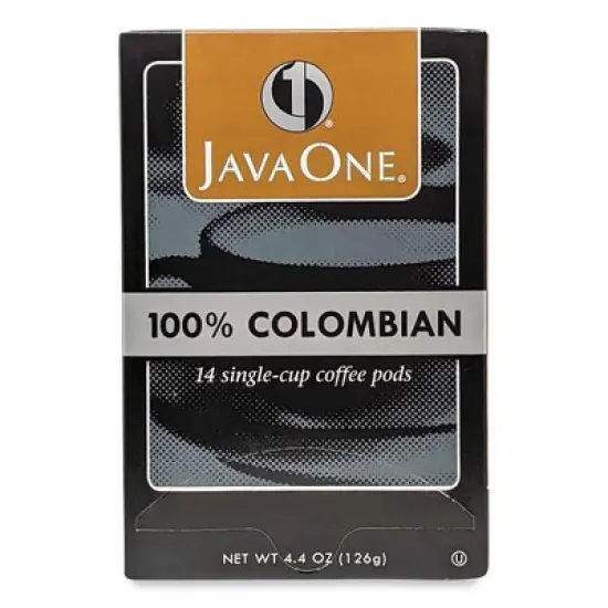 Java One Coffee Pods, Colombian Supremo, Single Cup, 14/Box image {1}