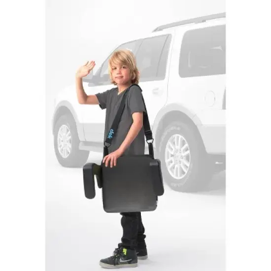 Clek Ozzi Backless Rigid Latch Booster Car Seat - Carbon image {5}