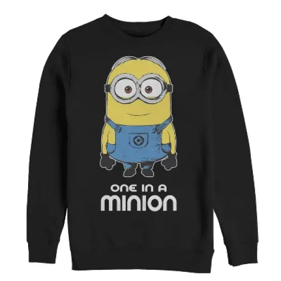 Men's Despicable Me One in Minion Sweatshirt image {2}