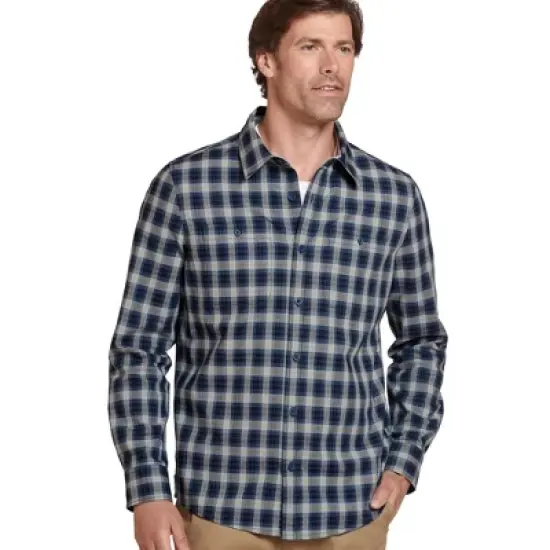 Jockey Men's Outdoors Long Sleeve Woven Button-Up Shirt image {7}