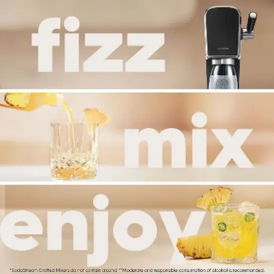 SodaStream Crafted Mixers Pineapple Jalapeno Drink Mix: Liquid Concentrate, Fruit Drink, Soda Streamer Flavor image {7}