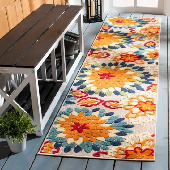 Cabana CBN391 Power Loomed UV Resistant Indoor/Outdoor Rugs - Safavieh image {1}