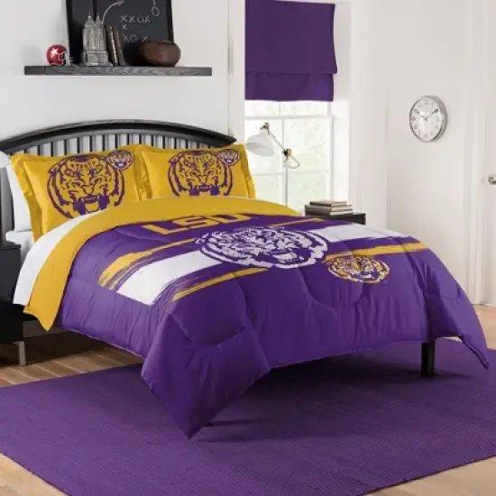 Sweet Home Collection NCAA LSU Tigers Comforter & Pillow Sham Set image {4}