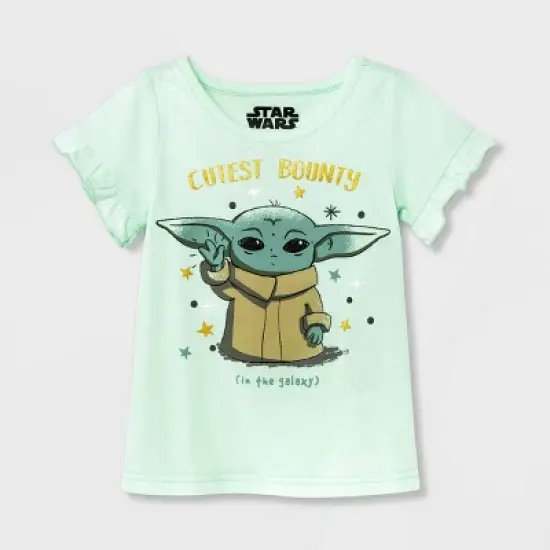 Toddler Girls' 4pc Star Wars Top and Bottom Set - Beige image {2}