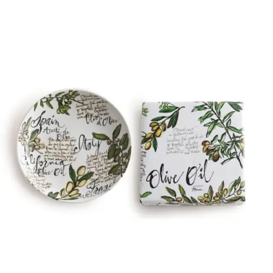 64oz Porcelain Olive Oil Serving Bowl - Rosanna image {3}