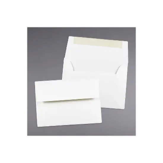 JAM Paper A2 Strathmore Invitation Envelopes 4.375 x 5.75 Bright White Wove 191151 image {3}