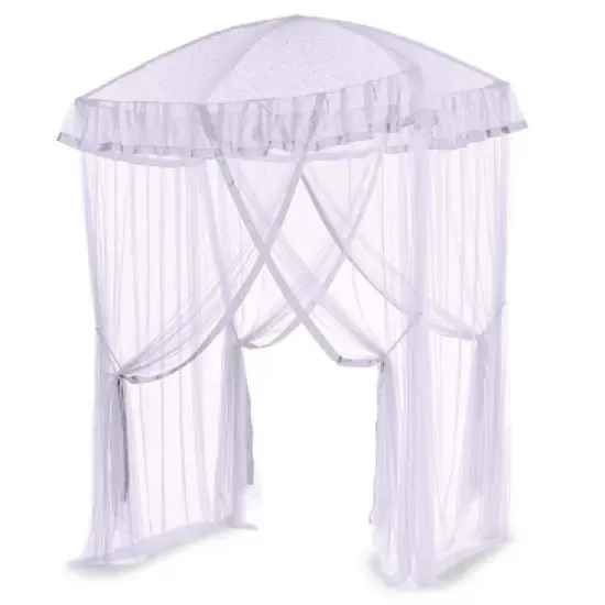 HearthSong Sparkling Lights Light-Up Bed Canopy for Twin, Full, or Queen Beds image {12}