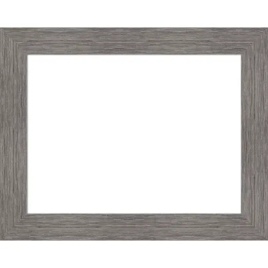 Amanti Art Pinstripe Plank Grey Framed Dry Erase Magnetic Board image {12}