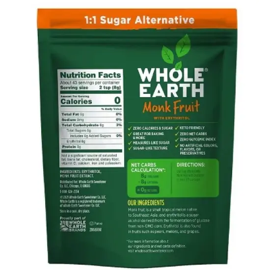 Whole Earth Allulose Erythritol & Monk Fruit Sweetener Variety Pack -  36oz image {5}