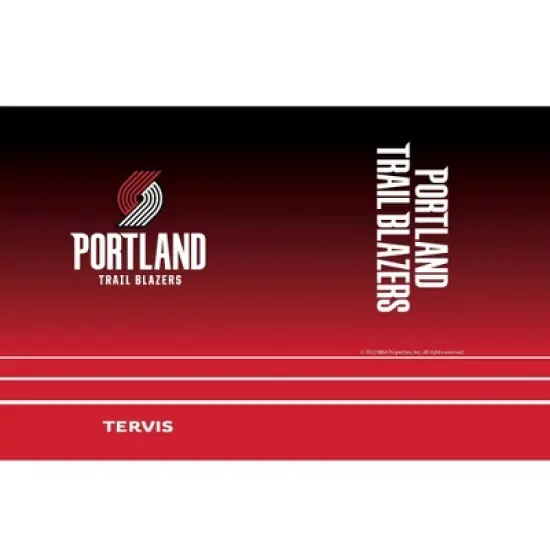 NBA Portland Trail Blazers 30oz Ombre Stainless Steel Tumbler image {1}